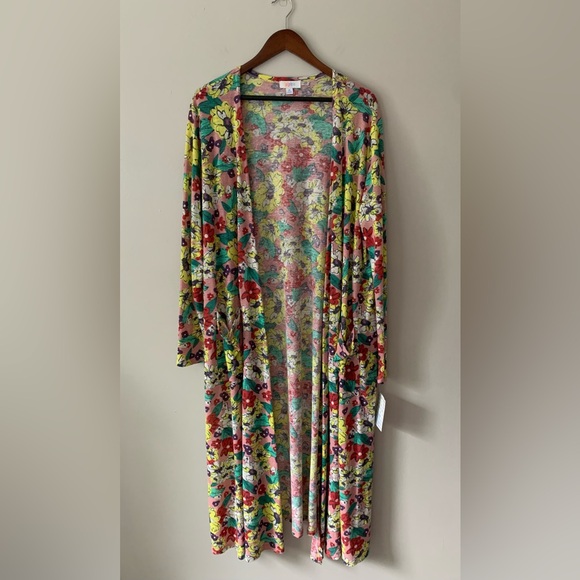 LuLaRoe Floral Cardigan - Multicolor - Picture 3 of 12